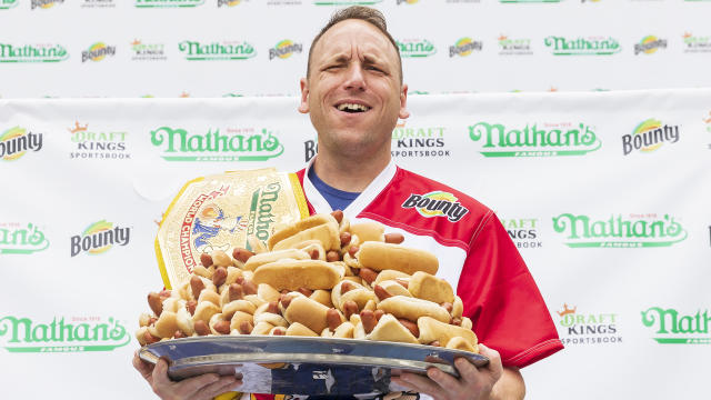 Photo: prize money hot dog eating contest