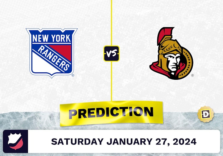 Photo: rangers vs ottawa prediction