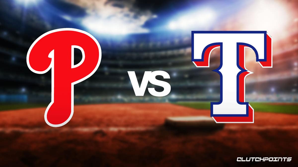 Photo: rangers vs phillies prediction