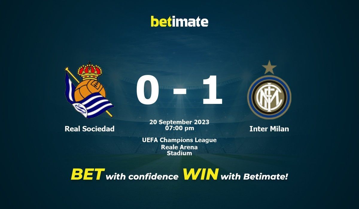 Photo: real sociedad vs inter milan prediction