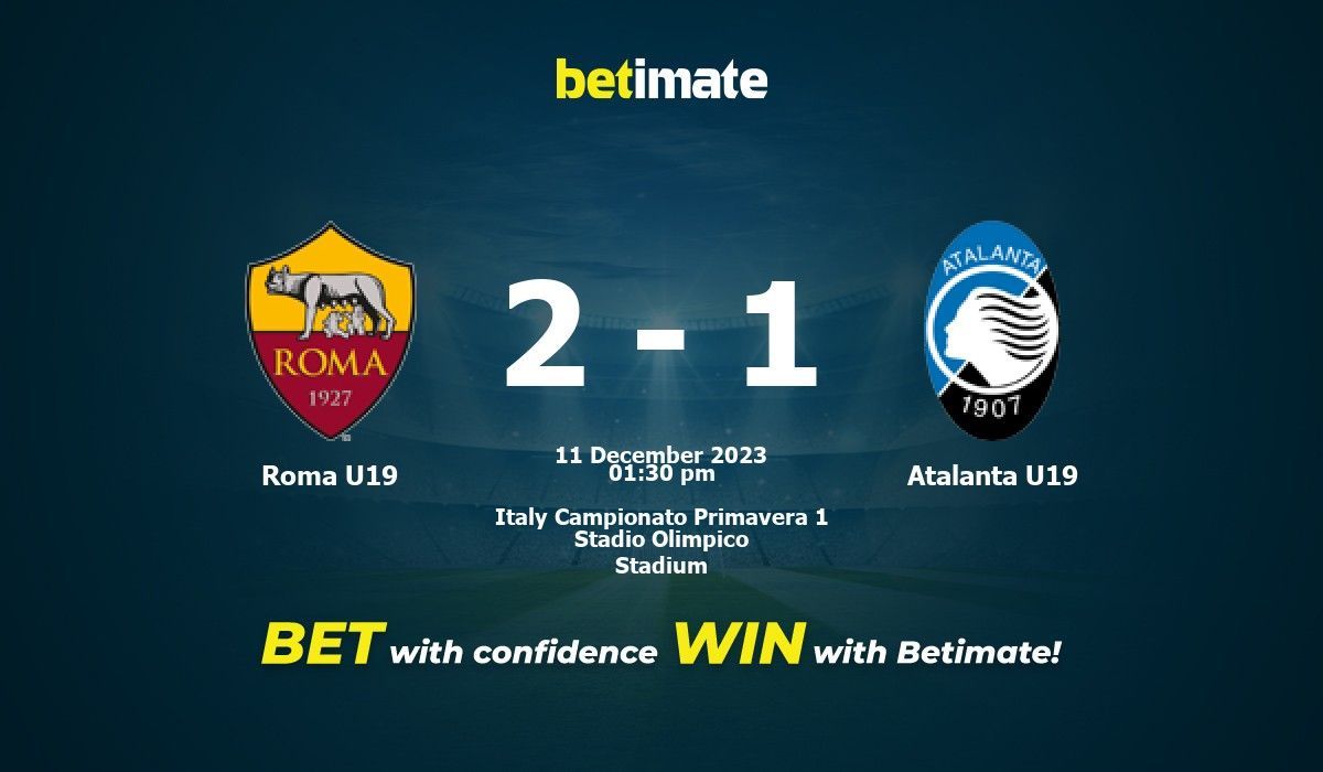 Photo: roma vs atalanta prediction