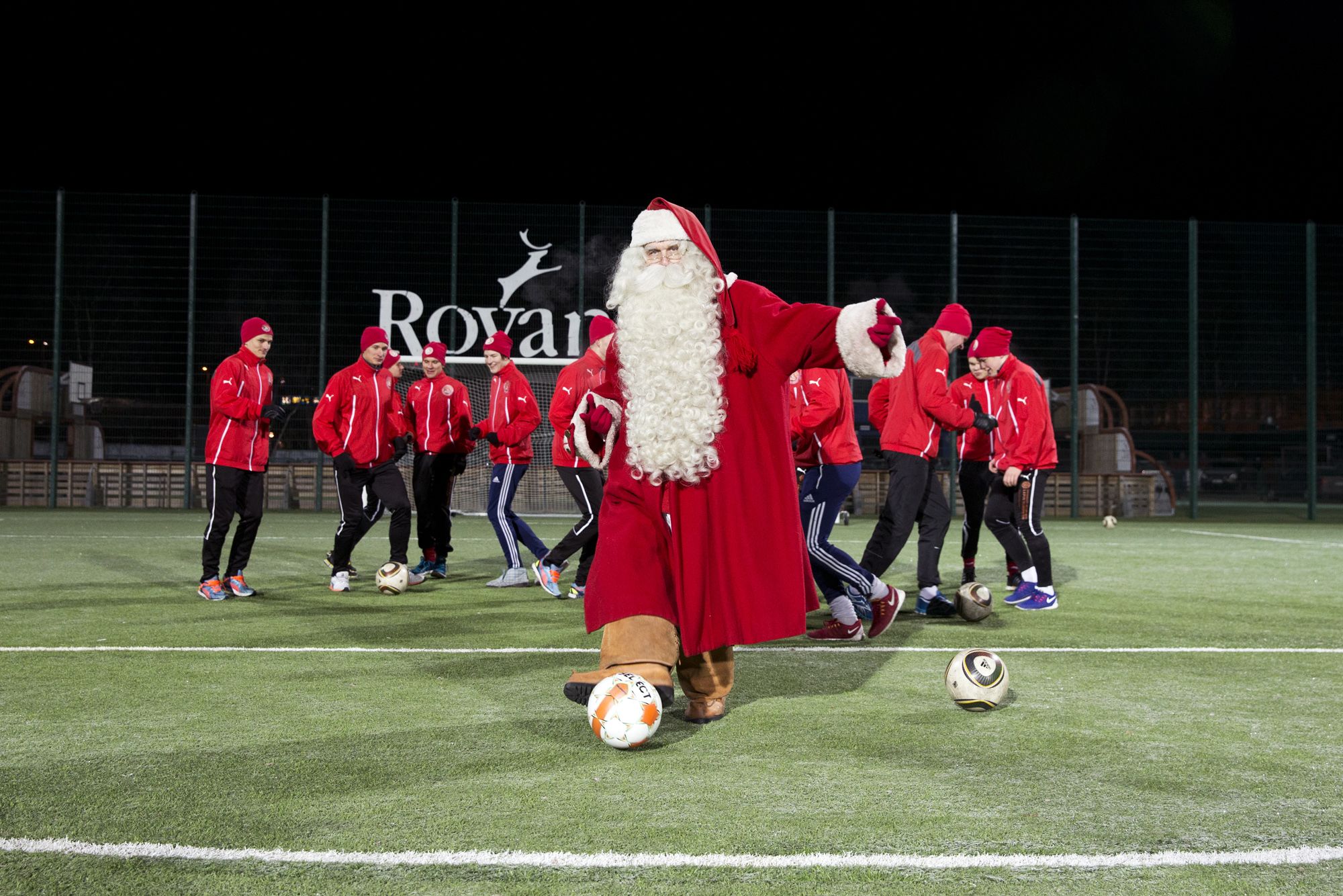 Photo: santa claus football