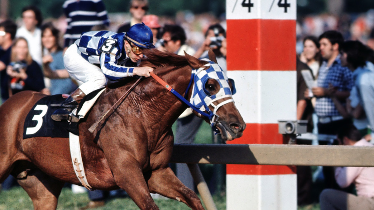 Photo: secretariat preakness race