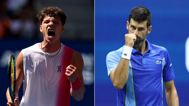 Photo: shelton vs djokovic prediction