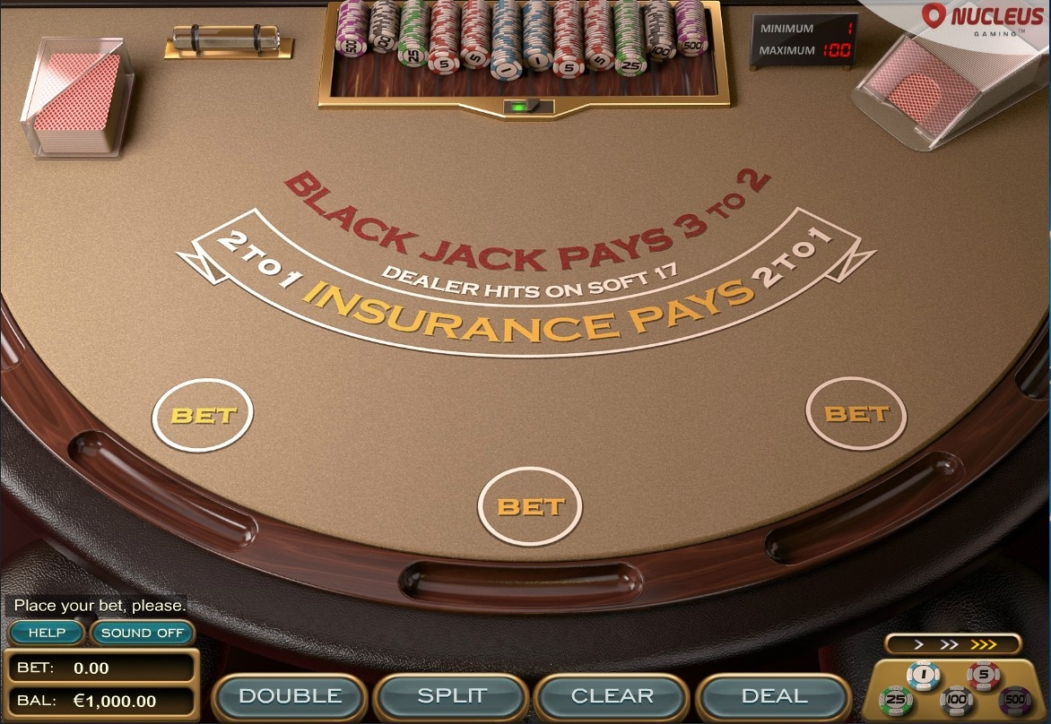 Photo: single deck blackjack online free