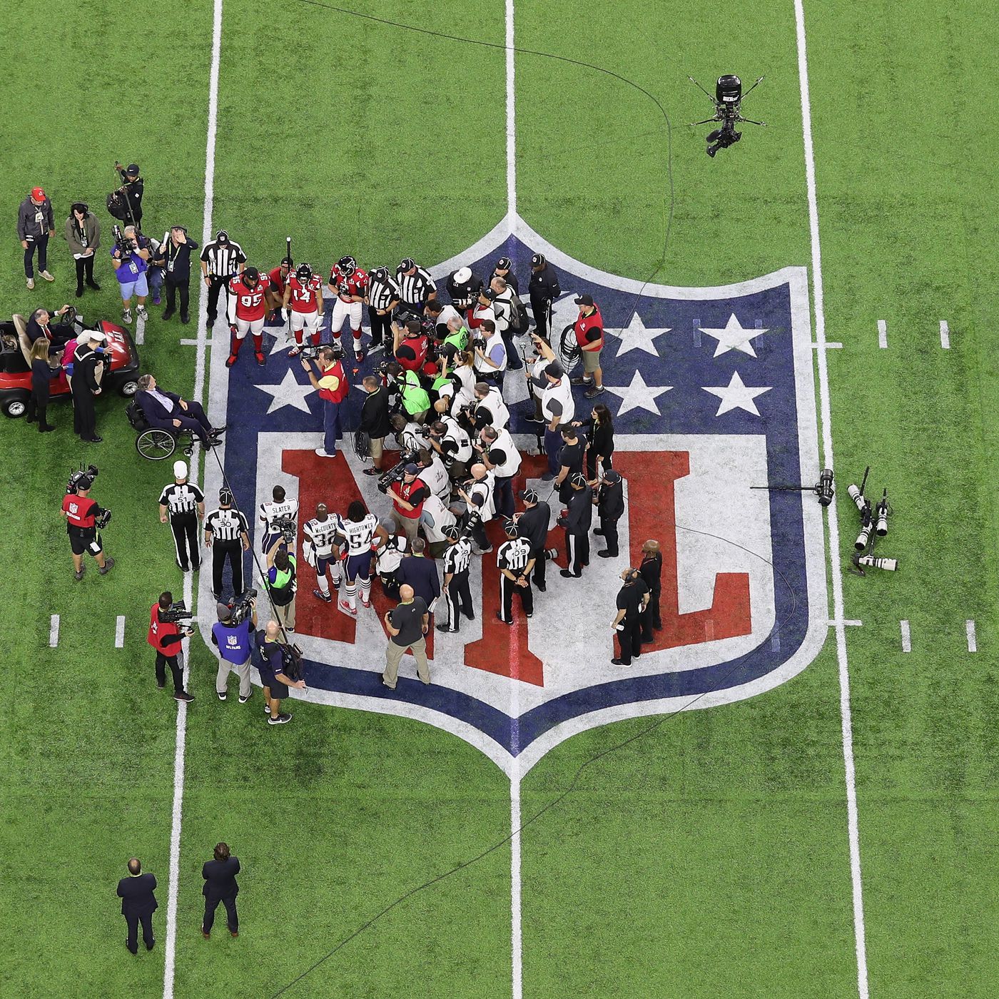 Photo: super bowl coin flip results