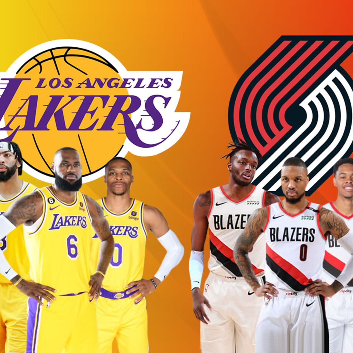 Photo: trail blazers lakers prediction