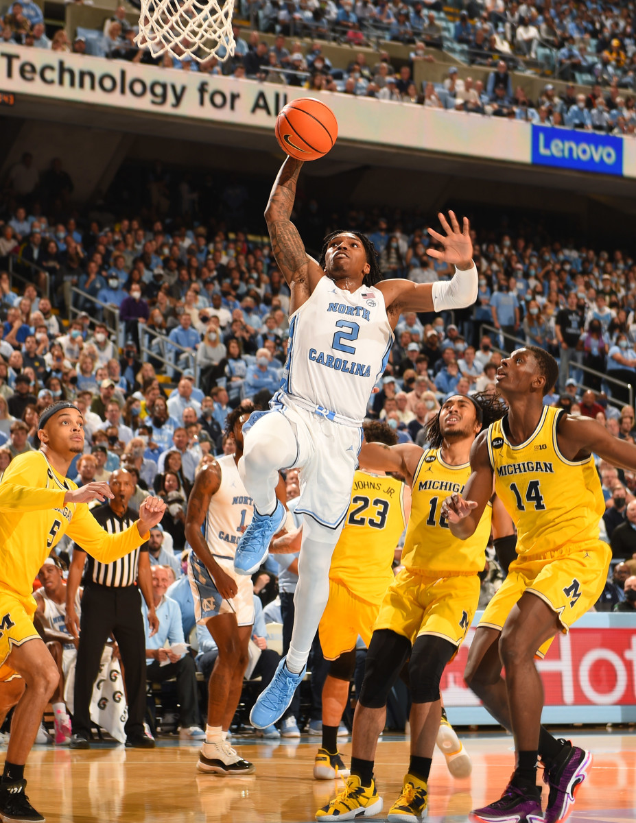 Photo: unc vs michigan basketball