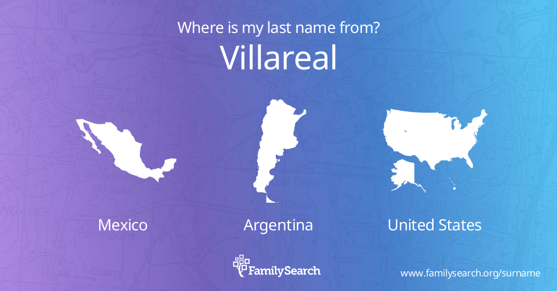 Photo: villarreal last name origin