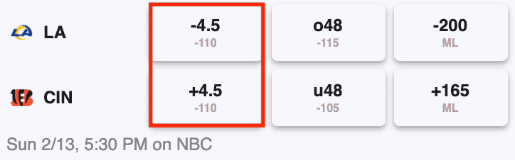 Photo: what does first half spread mean